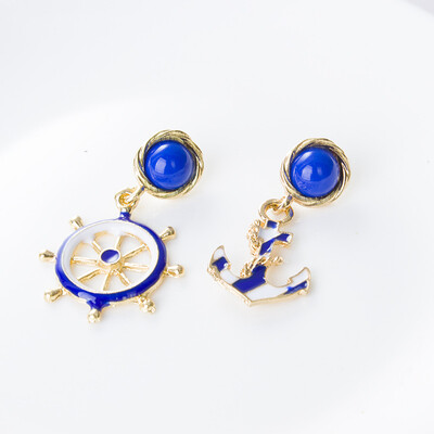 

Anchor Stud Earrings Earrings Earrings Personality Fashion