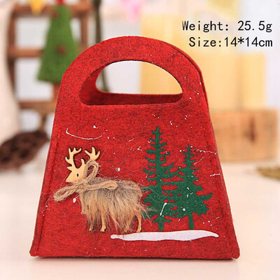 

Christmas Supplies Snowflake Non-woven Candy Tote Gift Storage Presents