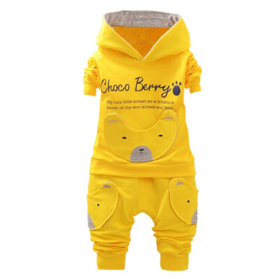 

Autumn Baby Boy Clothes Cotton Letter Pattern Long Sleeve Casual Sweatshirt Tops Trousers Outfits Set