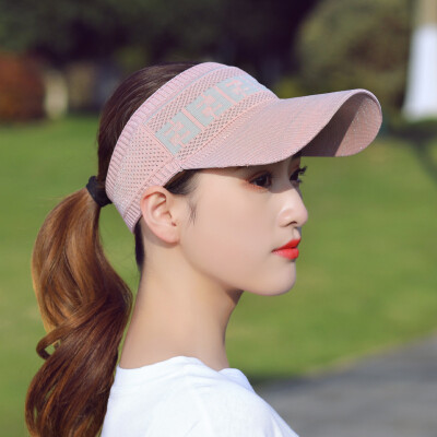 

Empty top hat womens spring&summer leisure Korean mix&match sweet letter baseball cap knitting cap outdoor sun hat