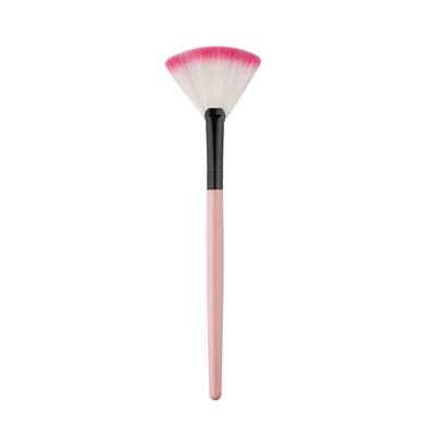 

1Pc Makup Brushes Pinceis De Maquiagem Pinceaux Maquillaje Fan Shaped Brush Wooden Handle Synthetic Hair Beauty Tool