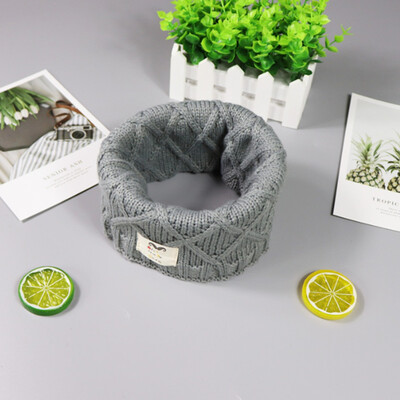 

Kids Winter Warm Scarf Baby Boy Girl Knitted Snood Shawl Scarves Ring Neck Wraps