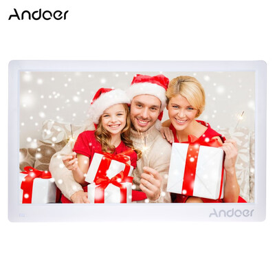 

Andoer 17inch Digital Photo Frame Full View IPS Screen 1920 1080 HD Advertising Machine Support Random Play with Remote Control