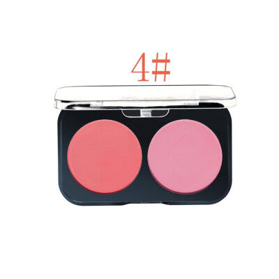 

2 Color Natural Face Blusher Powder Rouge Makeup Cheek Blusher Powder Minerals Palettes Blusher Palette Cream