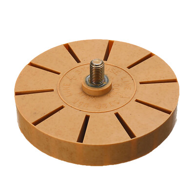 

4" Adhesive Sticker Removal Tool Window Decal Remover Rubber Wheel Pinstripe Eraser Pad Polishing Disk