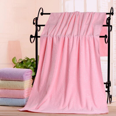 

〖Follure〗Large Bath Towels Superfine Fiber Bath Towel Made of Soft Cotton 276 x 55 inch