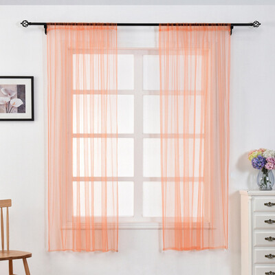 

New Romantic Bedroom Polyester Child Window Curtain For Living Room Wedding Home Decor
