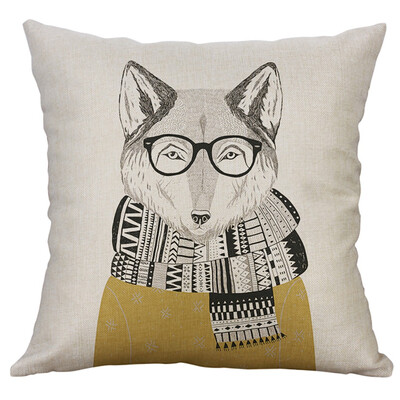 

〖Follure〗Simple Linen Creative Lovely Pillow Cover Pillow Cover Car Pillow Cover