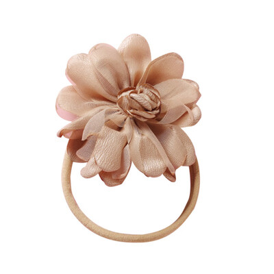 

Fashion New Style Baby Kids Girls Hair Ties 8 Colors Sweet Solid Color Elastic HairBand Rope Flower Decoration Princess Hair Tie