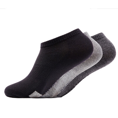 

Camel CAMEL Deodorant&sweat-absorbent sports socks short tube shallow mouth low tide mens socks C9S3B3607 black dark gray gray one size