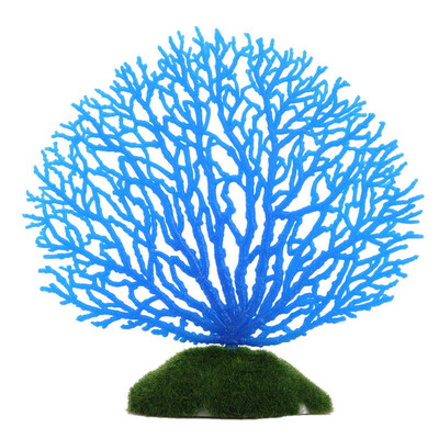 

Fish Tank Aquarium Landscaping Artificial Coral Tree Silicone Seaweed Luminous Fluorescence