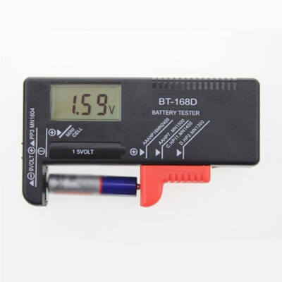 

BT168D Digital Battery Capacity Tester LCD for 12V 1V AA AAA Cell C D Batteries