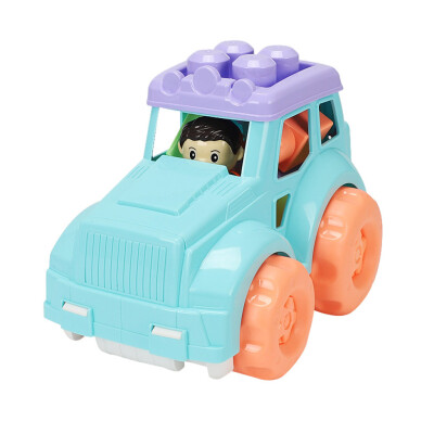 

Tailored Large Particle Building Blocks DIY Assembled Engineering Car Model Boy Girl Toy Gift