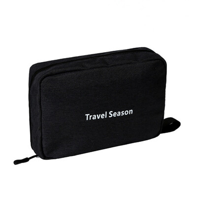 

Hanging Travel Toiletry Quality Wash Bag Business Waterproof Zippered Cosmetic Makeup Pouch Personal Bath Storage Organizer