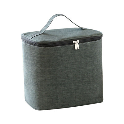 

Large Capacity Thermal Insulated Handle Tote Bento Lunch Box Picnic Storage Bag