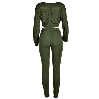 

2PCs Women Tracksuit Hoodies Shirt Long Pants Trousers Sets Casual Clubwear Sexy Women Suits Hot