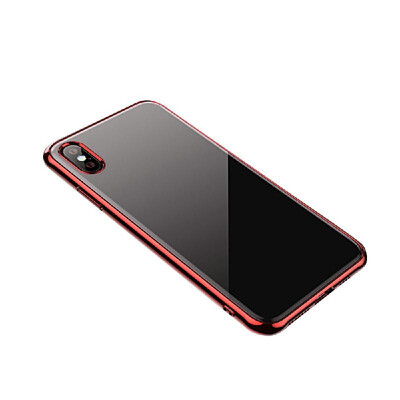

Protective Phone Case 360° Protection Anti-scratch Ultra-thin Transparent TPU Soft Plated Mobile Phone Back Cover for i-Phone