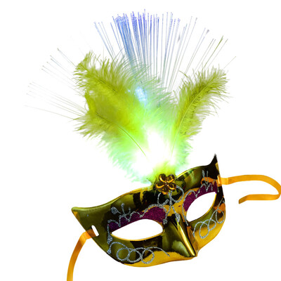 

Siaonvr Women Venetian LEDFiber Mask Masquerade Fancy Dress Party Princess Feather Masks