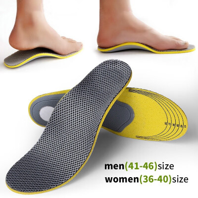 

1pair High Arch Support Flat Foot Insoles Orthotics Elbow Varus Foot Orthopaedic Foot Cushion Pads size35-46