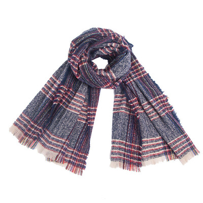 

Gobestart Womens Fashion Long Shawl Big Grid Winter Warm Large Scarf Wrap Long Scarves