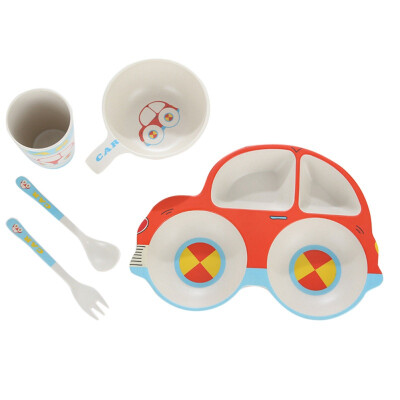 

Newborn Baby Car Bowl Cutlery Set Children Water Feeding Food Drop Fork Spoon Cup Dishes