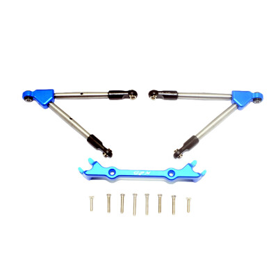 

Tailored Upgrade Part Aluminum Front Tie Rods with Stabilizer For Traxxas Rustler 4X4 VXL