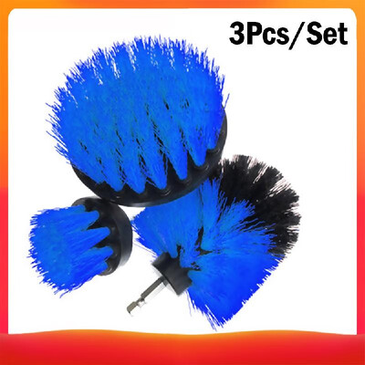 

3PcsSet Drill Brush Power Scrubber Brush Drill Attachment Kit Cleaning Supplies for Bathroom Surfaces Grout Tile Floor&More