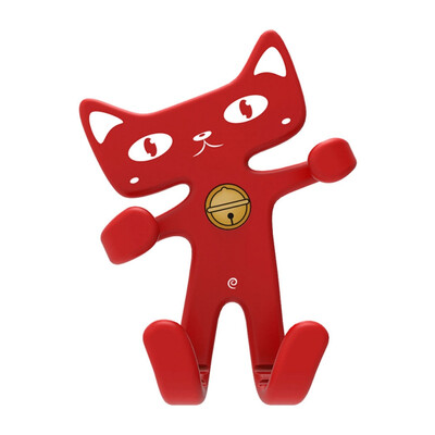 

Creative Design Automobiles Cartoon Mobile Phone Holder Buckle Silicone Lucky Cat Car Air Outlet Phone Holder For Car
