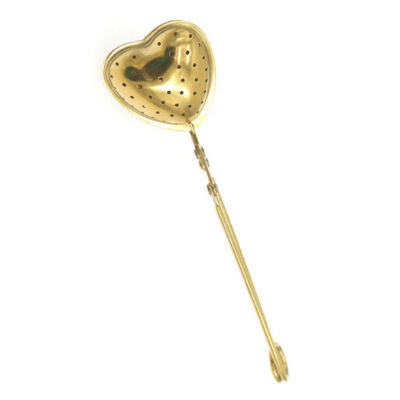 

Heart-Shaped Tea Herbal Spices Seasonings Food Tongs Long Handle Tea Ball Strainer Infuser Filter Interval Diffuser