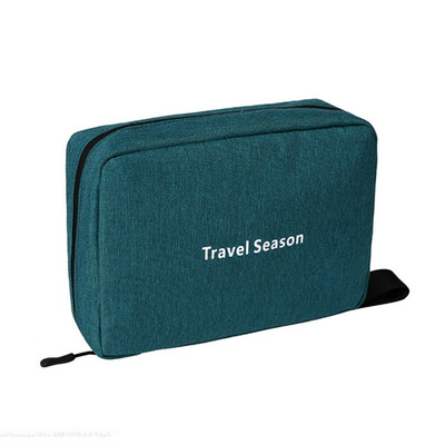 

Hanging Travel Toiletry Quality Wash Bag Business Waterproof Zippered Cosmetic Makeup Pouch Personal Bath Storage Organizer