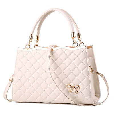 

New pattern Maam Diamond lattice Trend Bow fashion motion Slanting The single shoulder bag Handbag