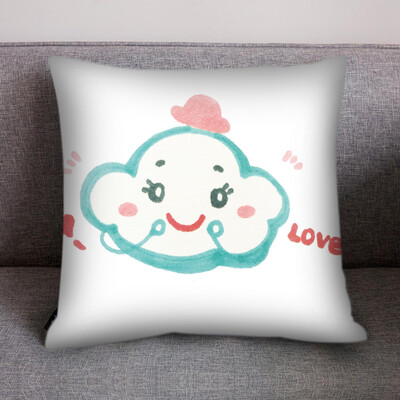 

〖Follure〗Print Pillow Case Polyester Sofa Car Cushion Cover Home Decor