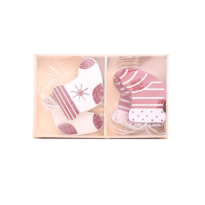 

Merry Christmas Decoration For Home Ornaments Deer Wood Elk Socks Pendant Christmas Trees Decor Christmas Accessories