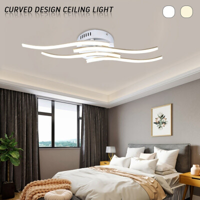 

2020 Modern Design LED Ceiling Light Ceiling Lamp with LED Modules - 3000K Warm White - Ceiling Spotlights 4-Flames Wave