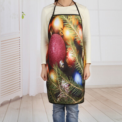 

Tailored Christmas Decoration Waterproof Apron kitchen Apron Christmas Dinner Party apro