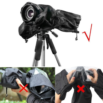 

Waterproof Camera Rain Cover Coat Bag Protector Rainproof Raincoat Against Dust for Canon Nikon DSLR Cameras