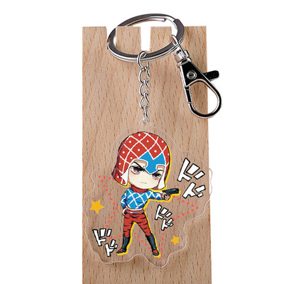 

Anime JOJOs Bizarre Adventure Acrylic Keychain Anime Accessories Cartoon Key Ring