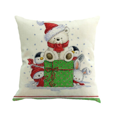 

Tailored Christmas Printing Dyeing Sofa Bed Home Decor Pillow Cover Cushion Cover