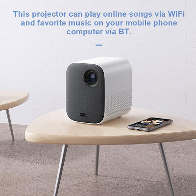 

Xiaomi Mijia Mini Projector Portable 19201080 Support 4K Video 2GB 8GB WIFI Projector 500 ANSI Lumens Full HD for Home Cinema