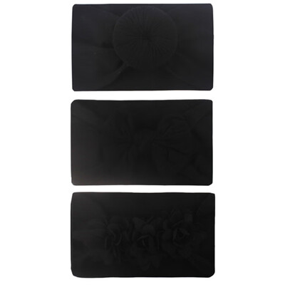 

3pcs Kids Headband For Girl Bow Floral Hairbands Turban Knot Kids Turbans Accessoire Faixa Cabelo Para Bebe Headband Baby Girl