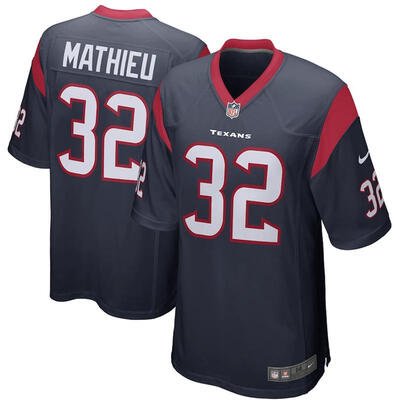 

Mens Football Jersey Houston Texans Tyrann Mathieu Navy Game Jersey