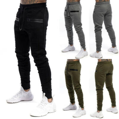 

US Men Sport Pants Long Trousers Tracksuit Fitness Workout Jogger Gym Sweatpants