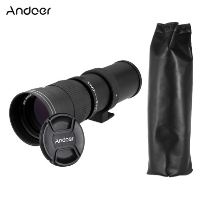 

Andoer 420-800mm F83-16 HD Super Telephoto Manual Zoom Lens with T-Mount for Canon Nikon Minolta Sony Pentax Olympus DSLR Camera