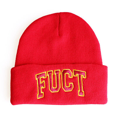 

redCherry Singer Billie Eilish Embroidery Skull Beanie Hat Hip Hop Knitted Warm Winter Hat