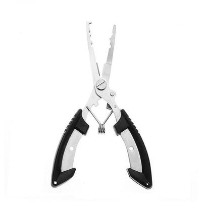 

Stainless Steel Fishing Pliers Scissors Braid Line Cutter Hook Remover Tool US