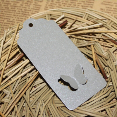 

100Pcs New DIY Kraft Paper Tags White Brown Rectangle Heart Label Luggage Wedding Note Blank Price Hang Tag Kraft Gift