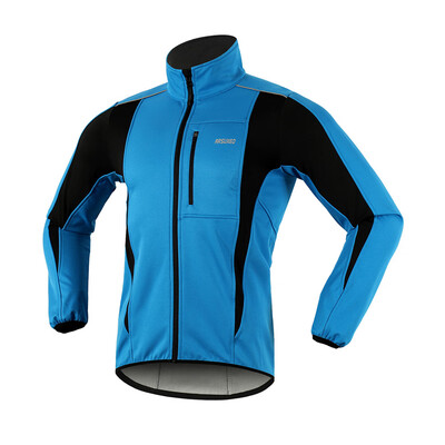 

ARSUXEO Unisex Thermal Warmer 1pc Coat Jacket Winter Windproof Waterproof MTB
