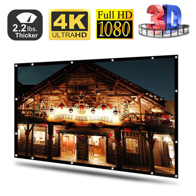 

100120 inch 169 3D HD 1080P Portable Projector Screen Home Outdoor Cinema Theater