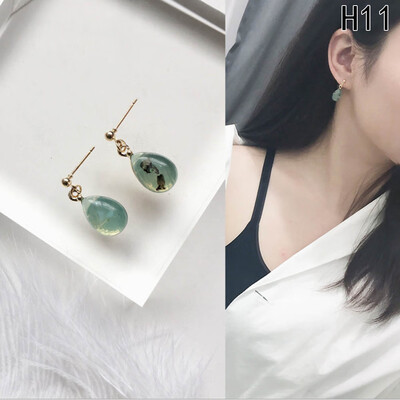 

Simple Green Leaf earring for Women