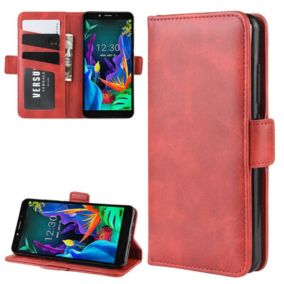 

For LG K20 2019 Wallet Case for LG K20 2019 for LG K30 2019 Double Flip Leather Cover Phone Case Capa Etui Fundas